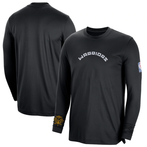 Men's Golden State Warriors Black 2022/23 City Edition Essential Expressive Long Sleeve T-Shirt